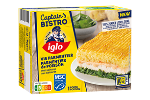 Filet de Cabillaud sauce au vin blanc & petits légumes