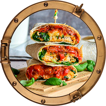 Wrap au Kombino Tomates Mozzarella