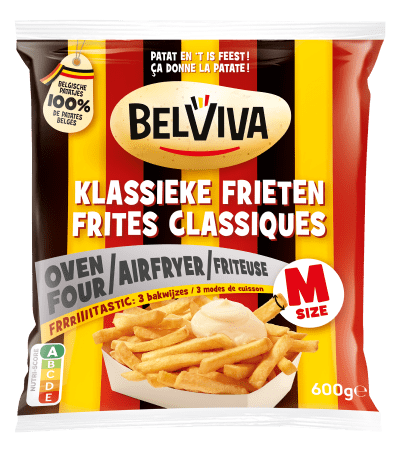 emballage Belviva frites classique 3 mode de preparations