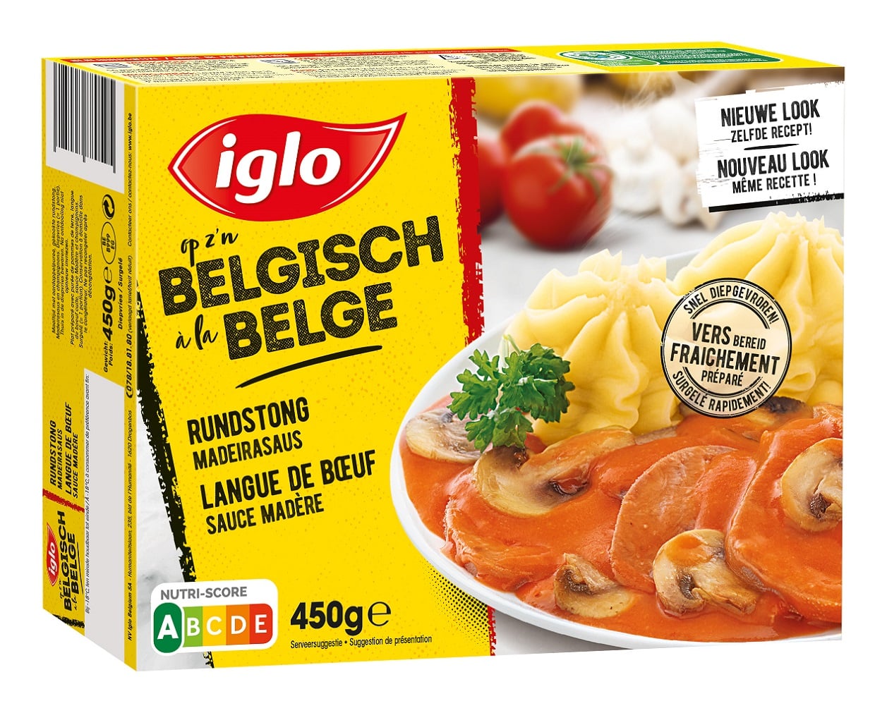 langue boeuf sauce madere a la belge