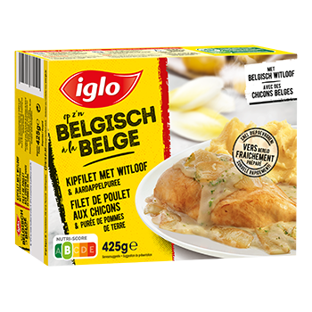 Emballage filet de poulet aux chicons 425g