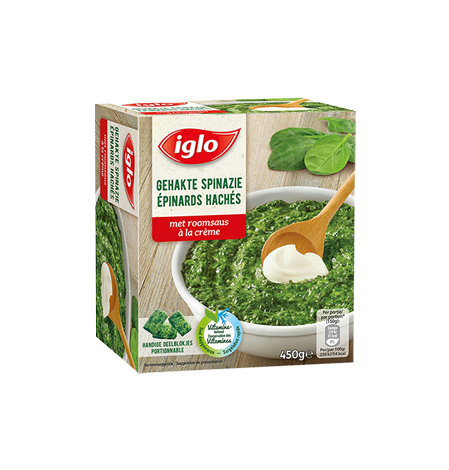 épinard hachés 450g