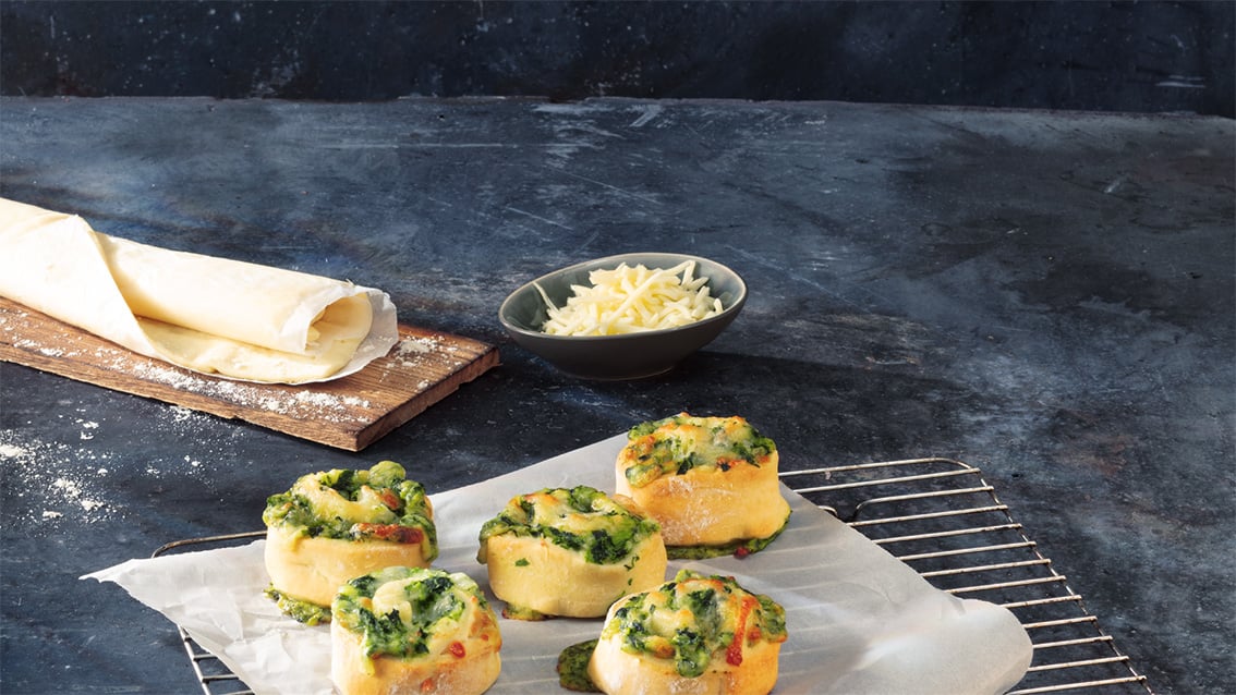 Croustillants aux épinards