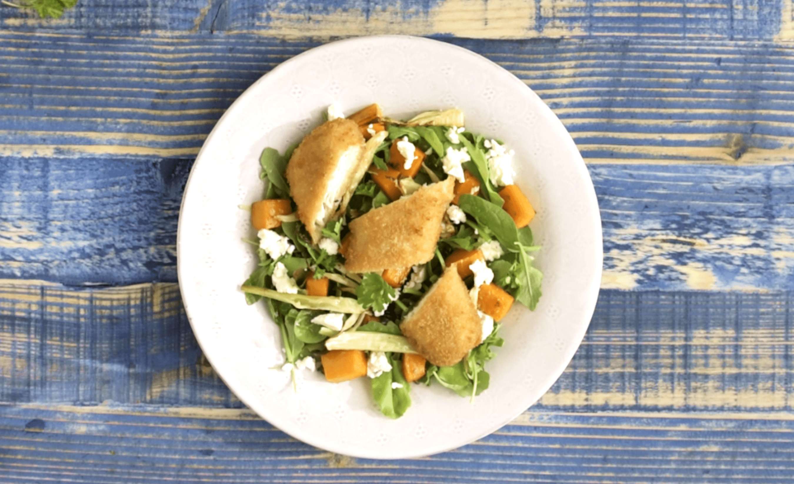 Salade au Suprême de Cabillaud