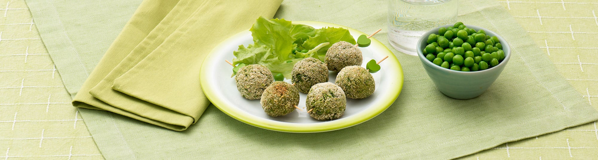 Brochettes aux Petits Pois