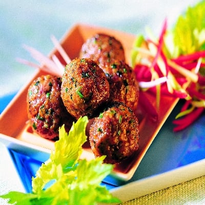 Boulettes de hachis aux épinards