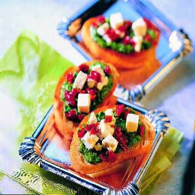 Ciabatta aux épinards à la crème